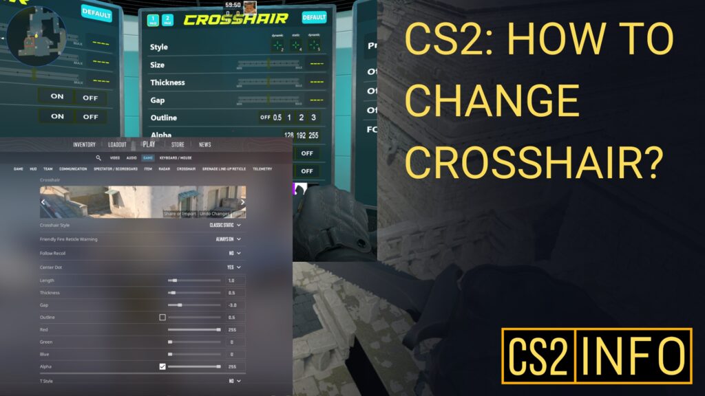 featured blog image on how to change cs2 crosshair