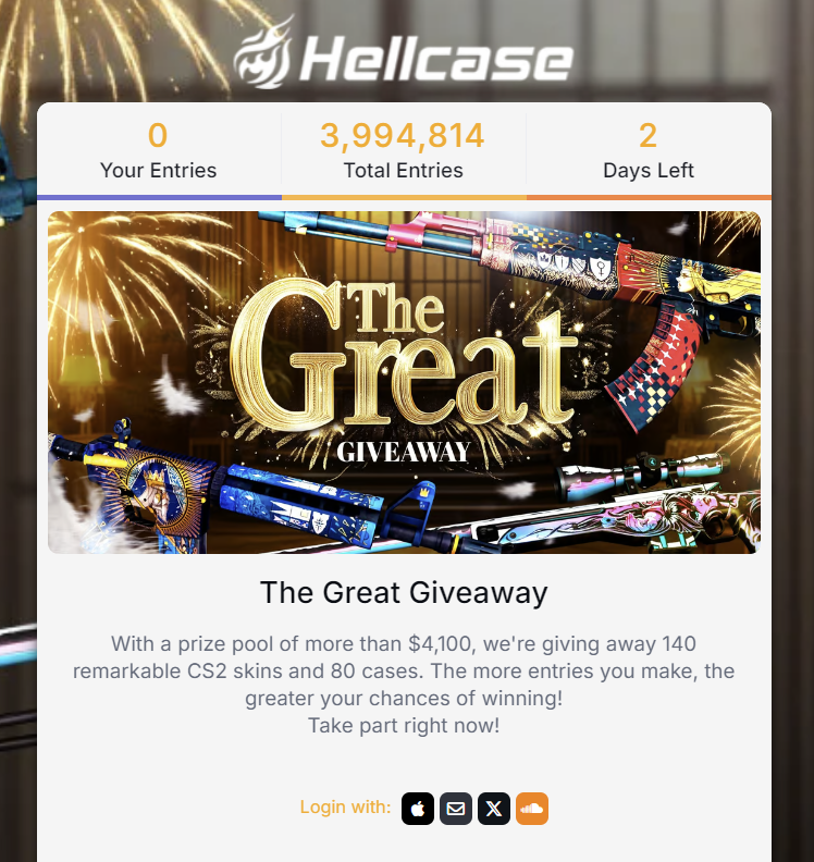 the great giveaway