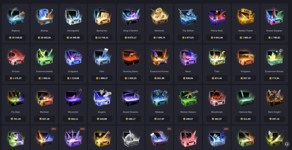 cases in csgoempire